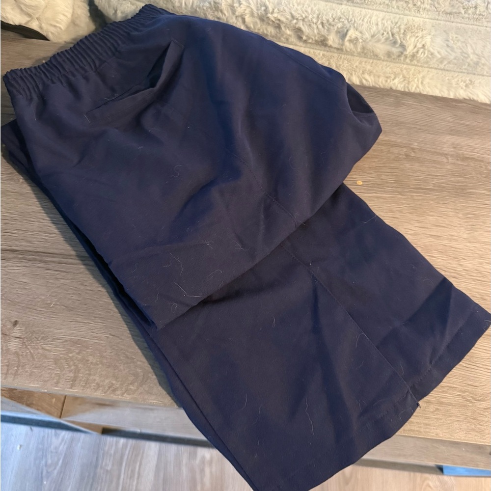 Figs Navy Lemarie Slim Flare pants